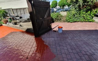 External patio and hard landscaping improvement at a Southend property
