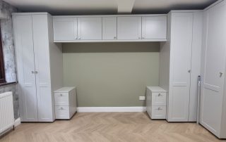 Finished interior room renovation in Southend-on-Sea with fitted cupboards