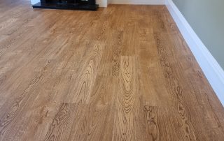 Timber flooring installed during a Southend renovation project